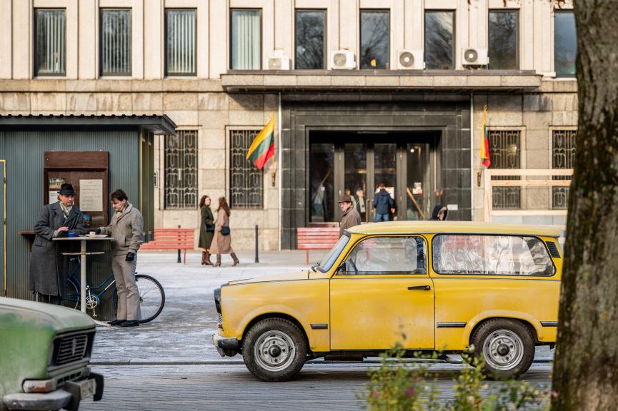 Rytų Berlyną Lietuvoje filmuojantis prodiuseris Ch. Hall: „Kaunas – nuostabus miestas, išsiskiriantis savo architektūra“